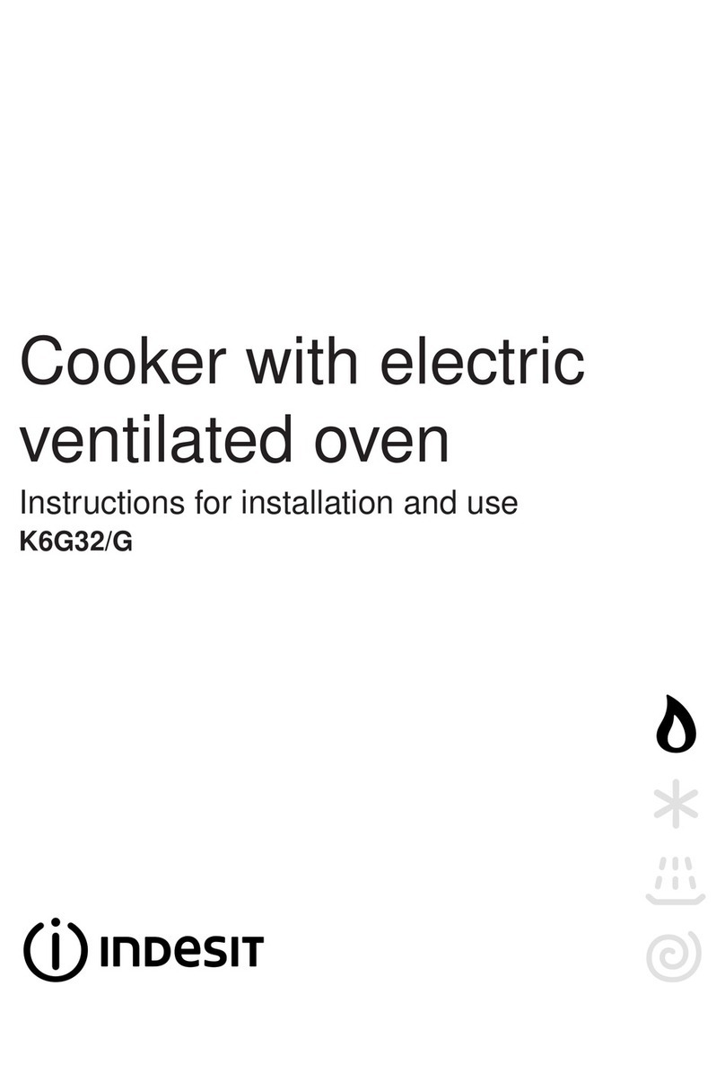 Indesit K6G32/G Instructions for installation and use