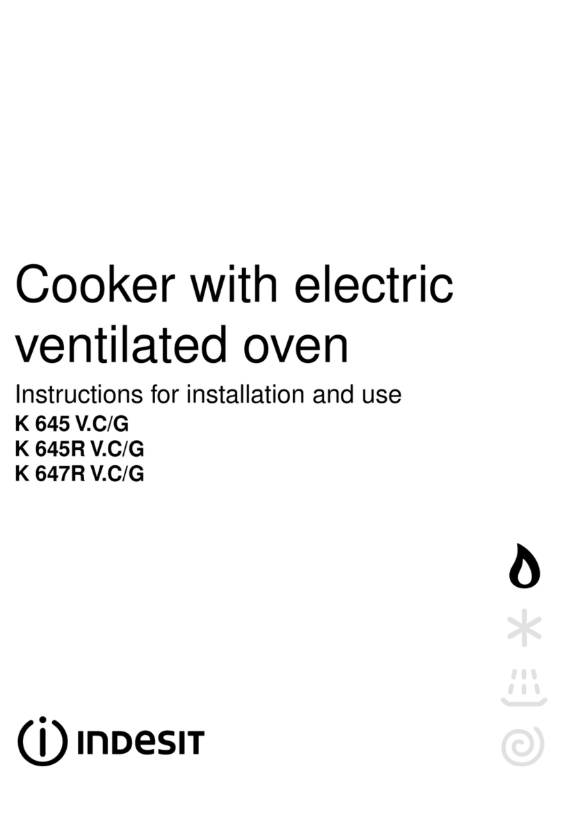 Indesit K 645 V.C/G User manual