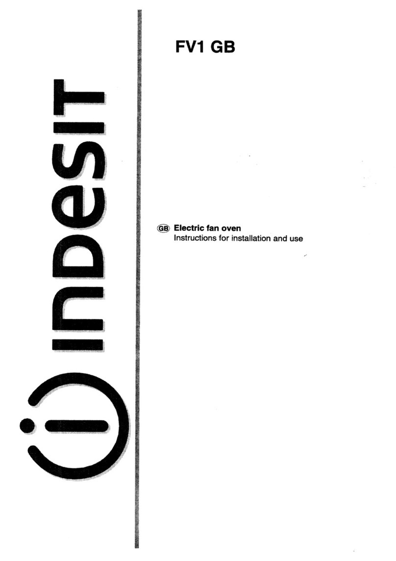 Indesit FV1 GB Instructions for installation and use Indesit FV1 GB Instructions for installation and use