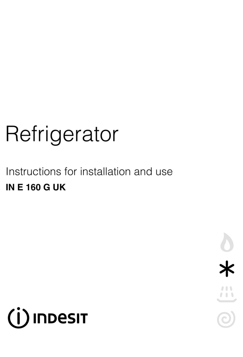 Indesit IN E 160 G UK User manual