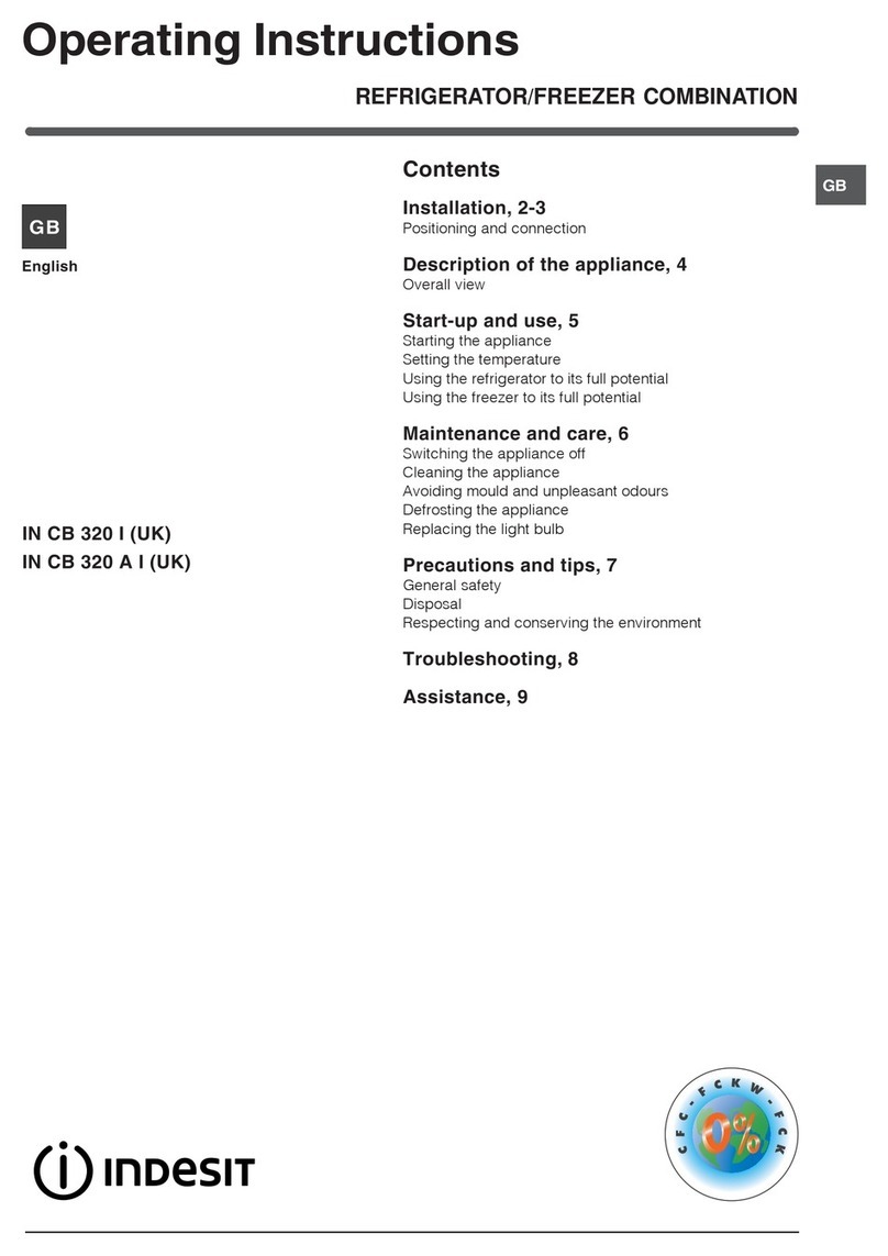 Indesit IN CB 320 A I UK operating instructions