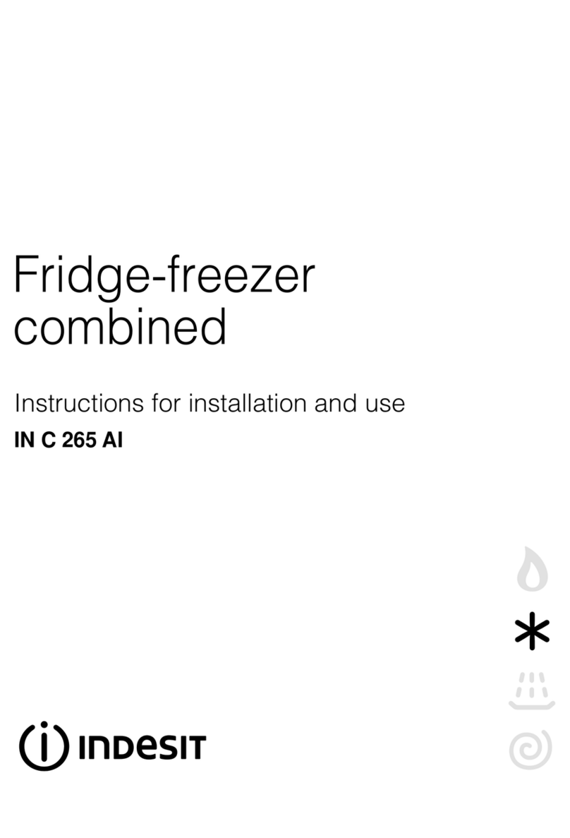 Indesit IN C 265 AI Instructions for installation and use