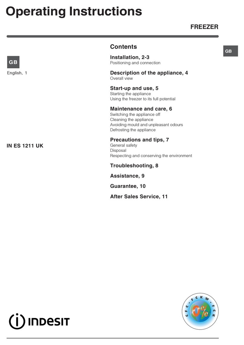 Indesit IN ES 1211 UK operating instructions