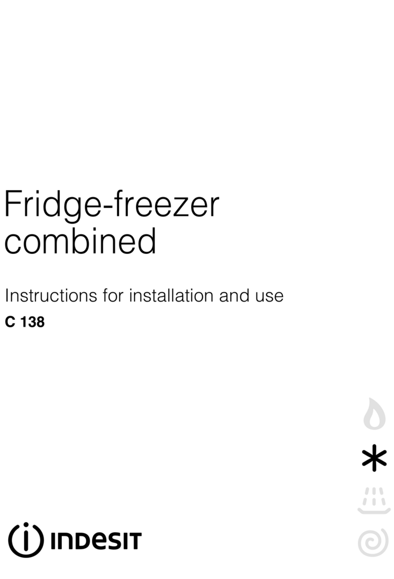 Indesit C 138 Instructions for installation and use