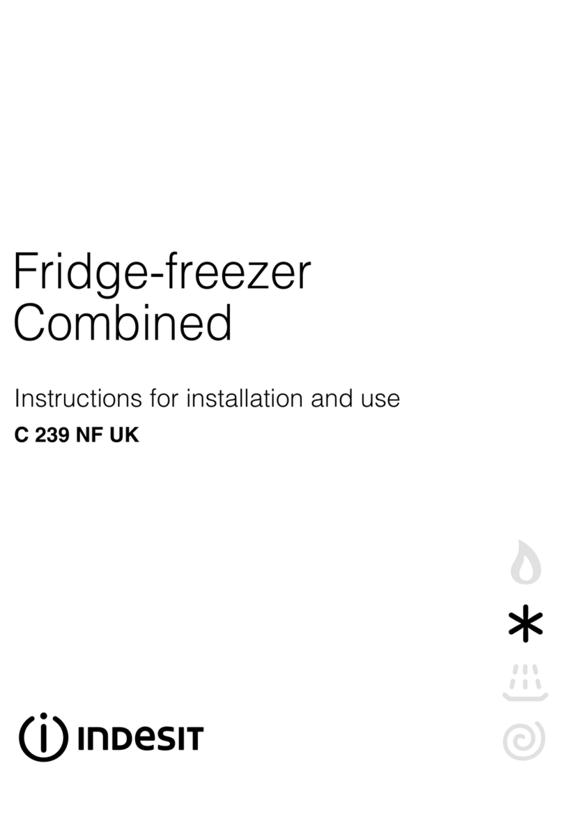 Indesit C 239 NF UK Instructions for installation and use