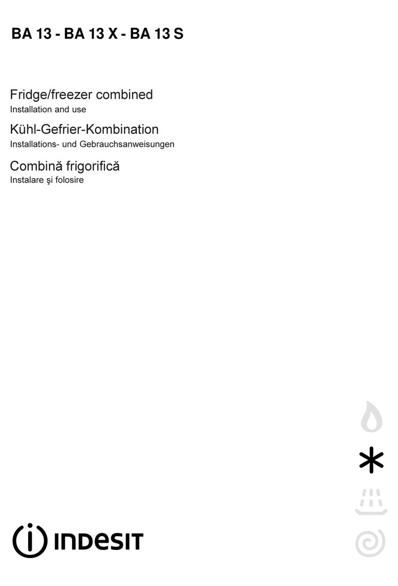 Indesit BA 13 S Instructions for installation and use