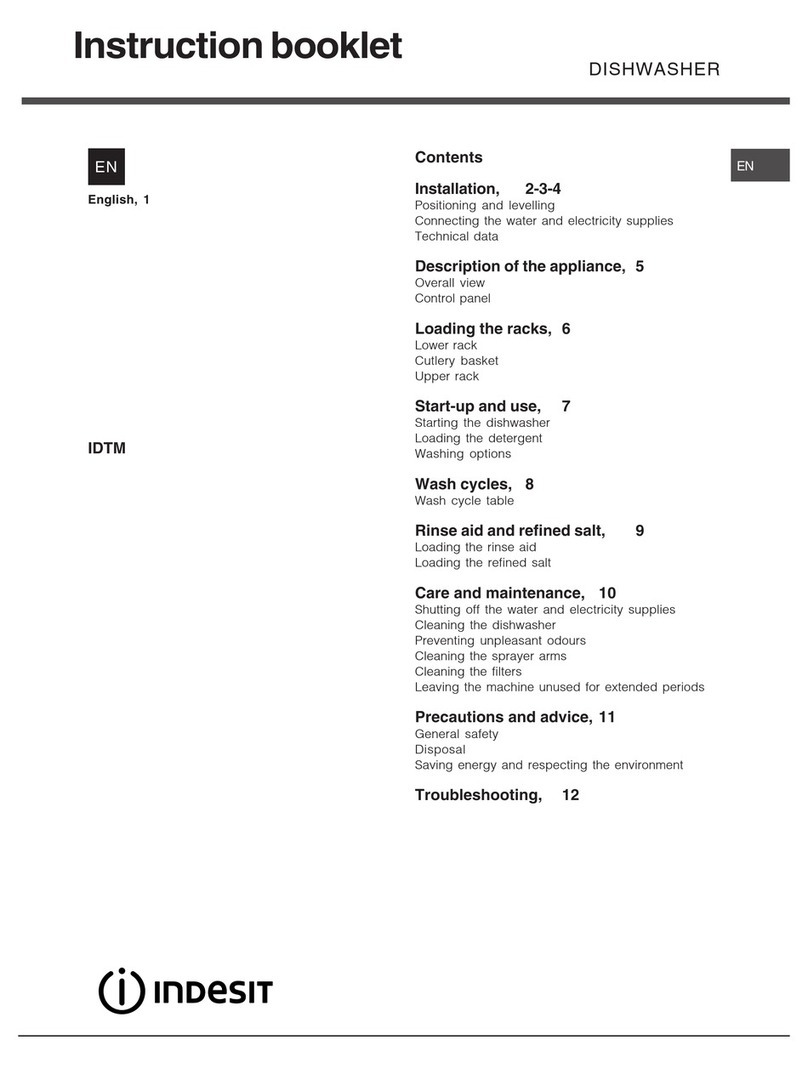 Indesit IDTM Instruction booklet