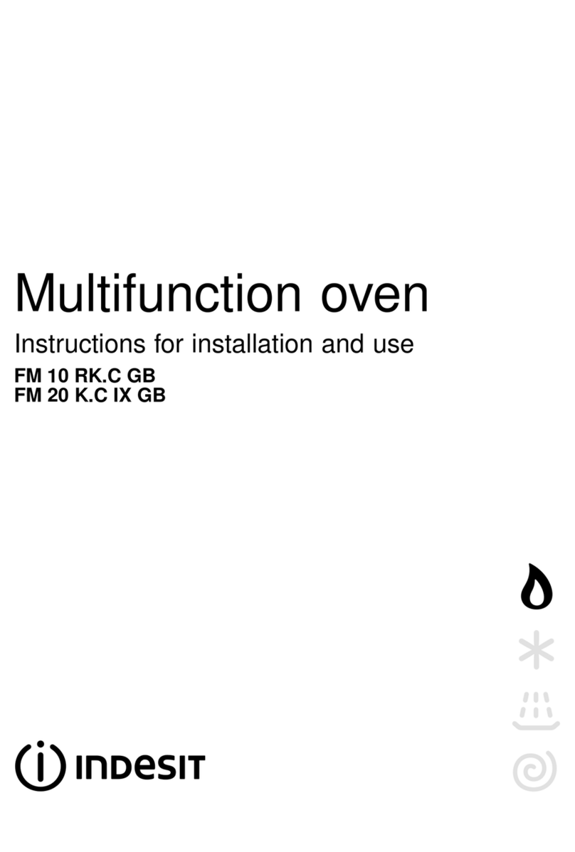 Indesit FM 10 RK.C GB Instructions for installation and use