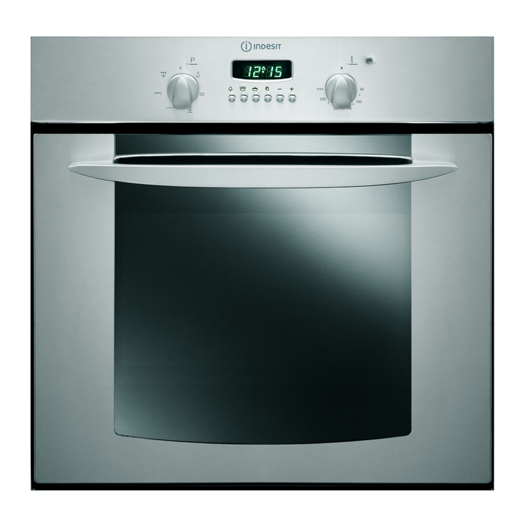 Indesit FIE 56 K.B IX GB operating instructions