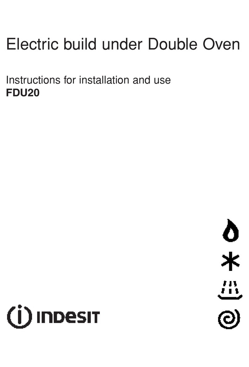 Indesit FDU20 Instructions for installation and use