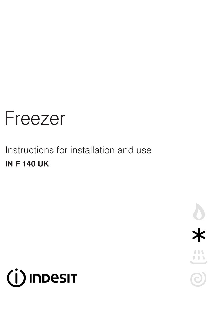 Indesit IN F 140 UK Instructions for installation and use