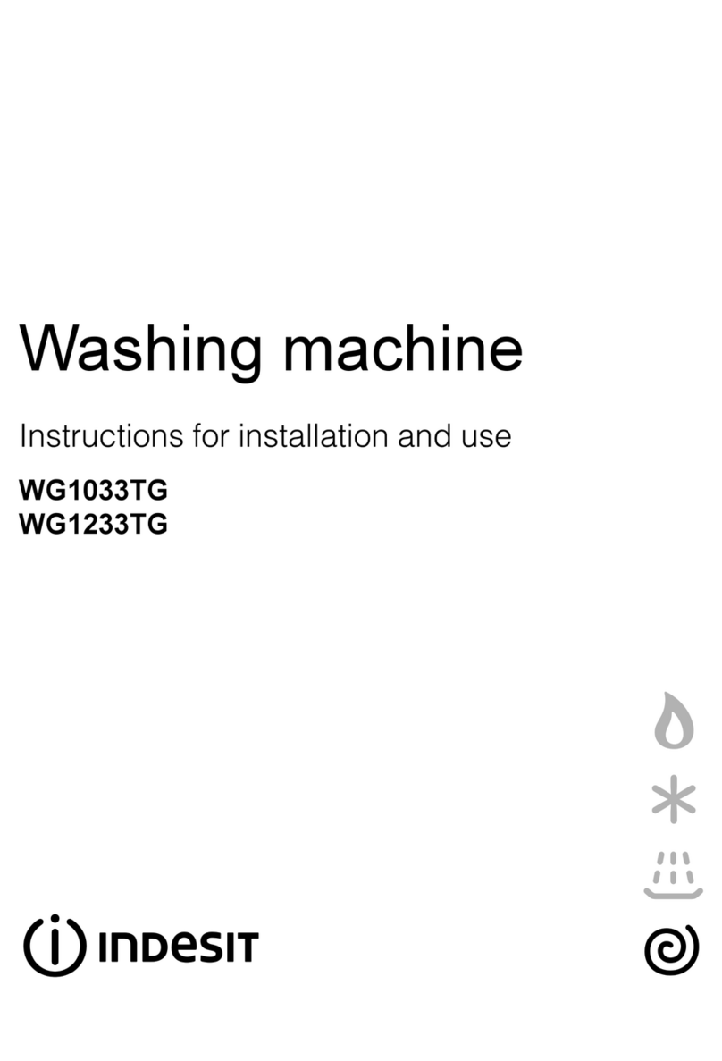 Indesit WG1033TG User manual