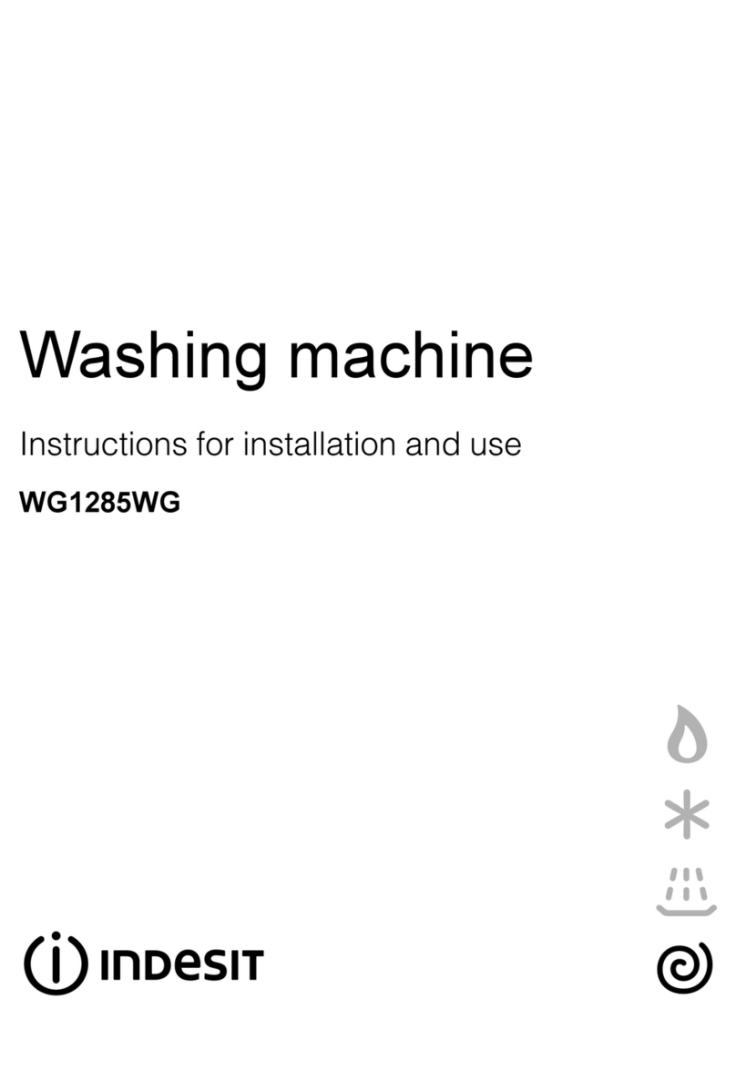 Indesit WG1285WG User manual