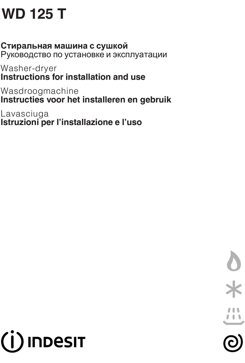Indesit WD 125 T User manual