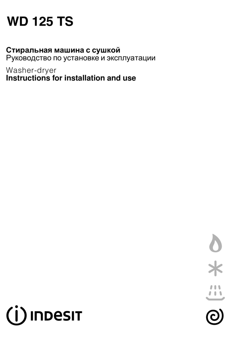 Indesit WD 125 TS User manual