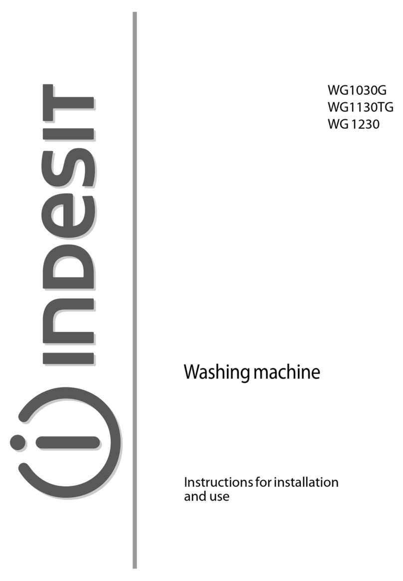 Indesit WG1030G User manual