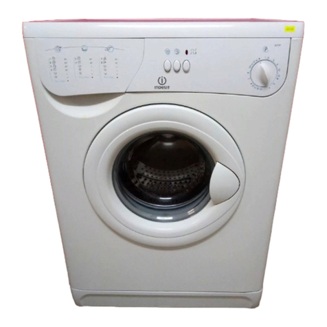 Indesit W 101 Instructions for installation and use