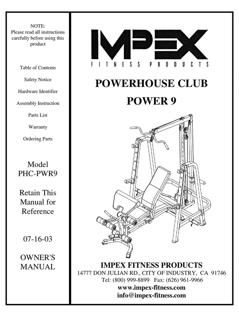 Impex PHC-PWR9 owner's manual