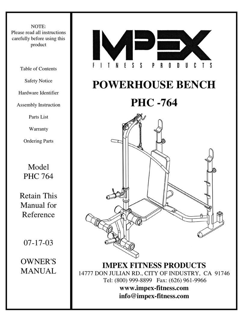 Impex POWERHOUSE PHC 764 owner's manual