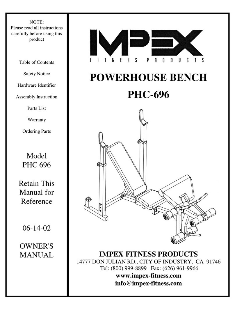 Impex Powerhouse PHC-696 owner's manual