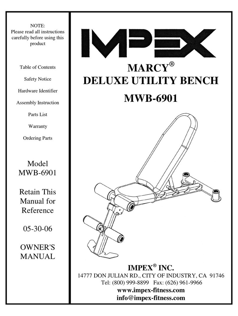 Impex MARCY MWB-6901 owner's manual