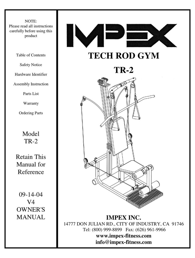 Impex TR-2 owner's manual