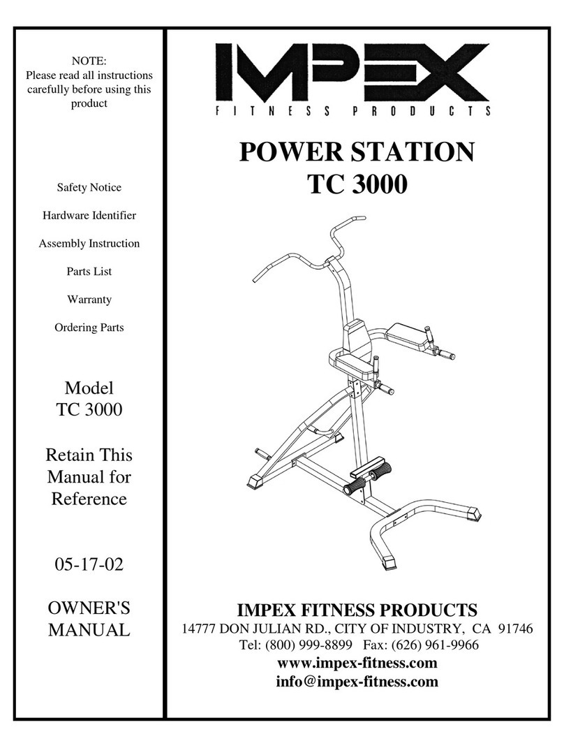Impex TC 3000 owner's manual