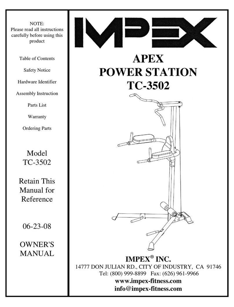 Impex APEX TC-3502 owner's manual