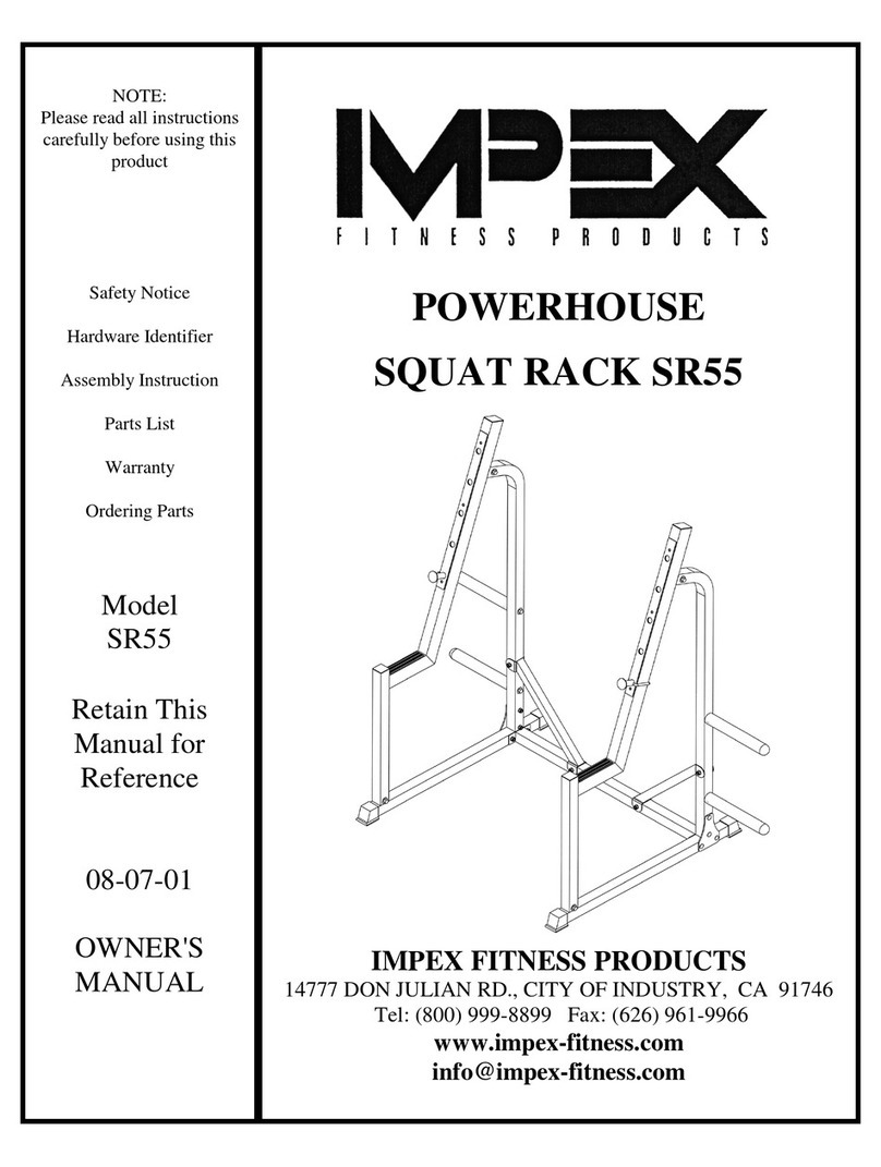 Impex POWERHOUSE SR55 owner's manual