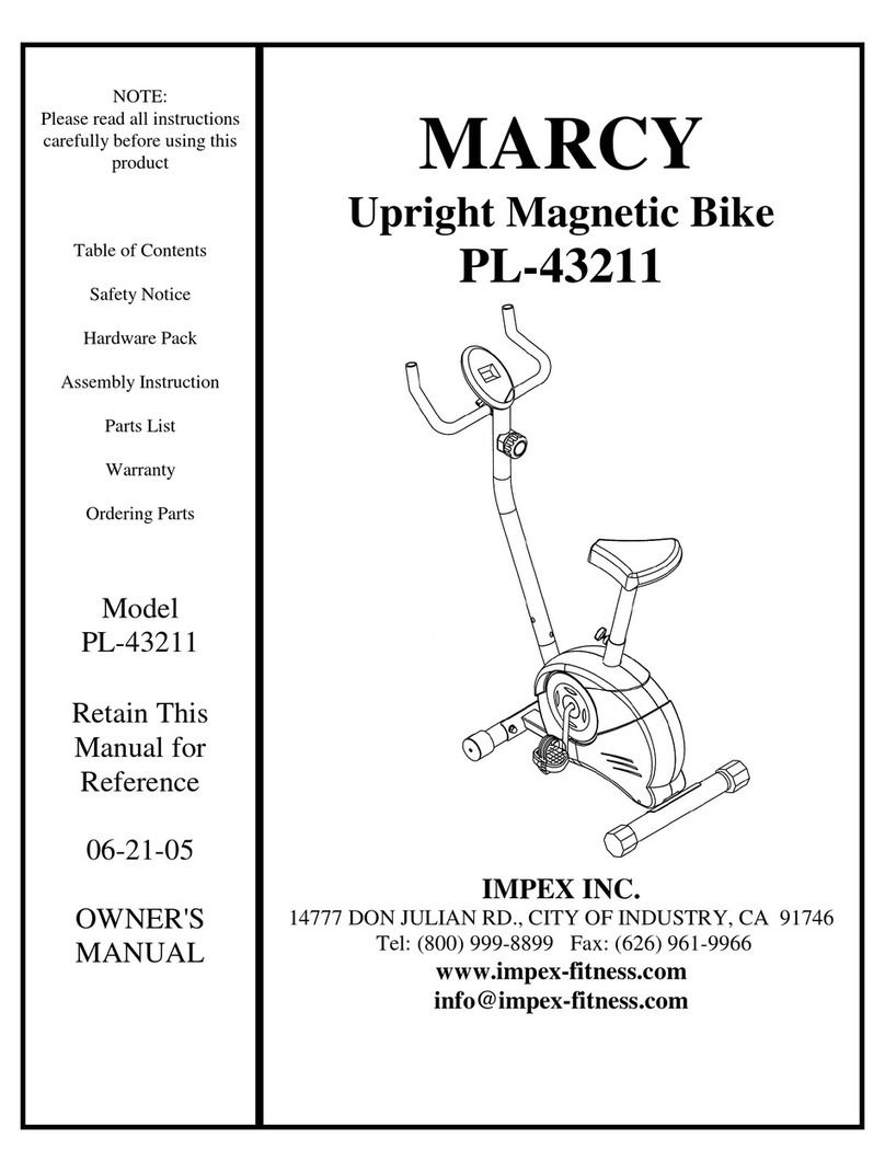 Impex MARCY PL-43211 owner's manual