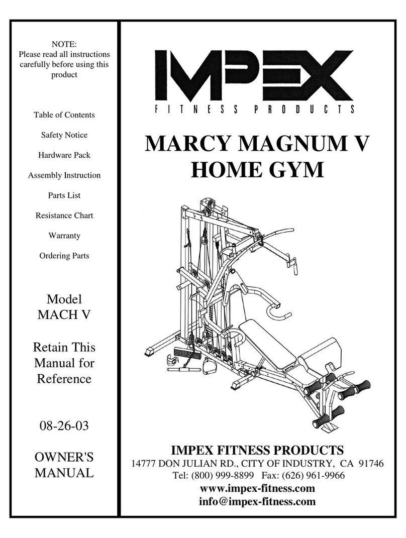 Impex MACH V owner's manual