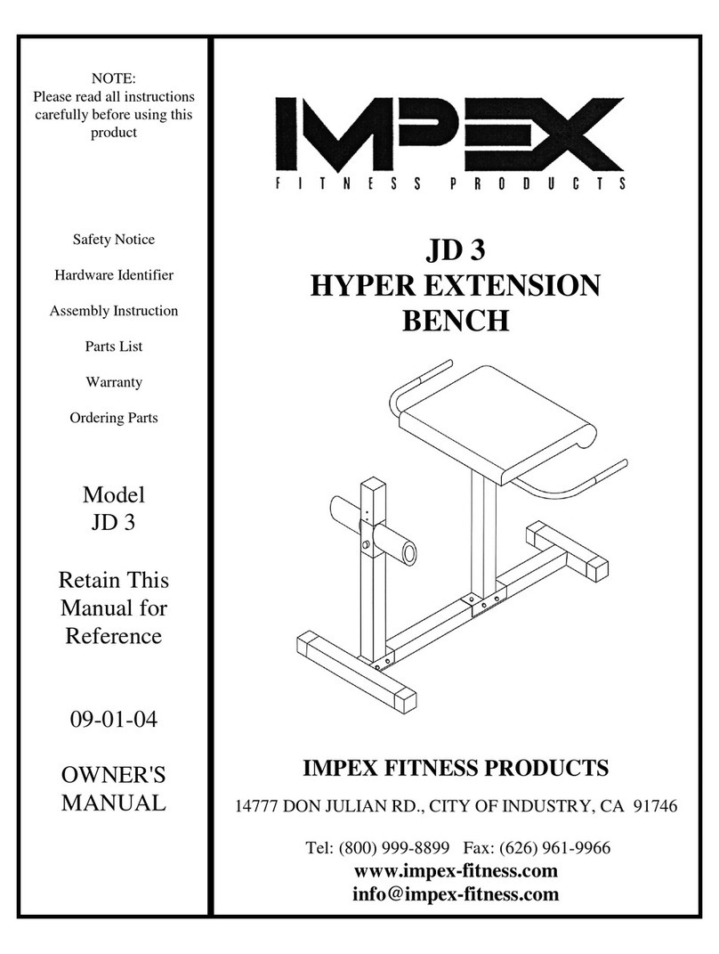 Impex MACH JD 3 owner's manual