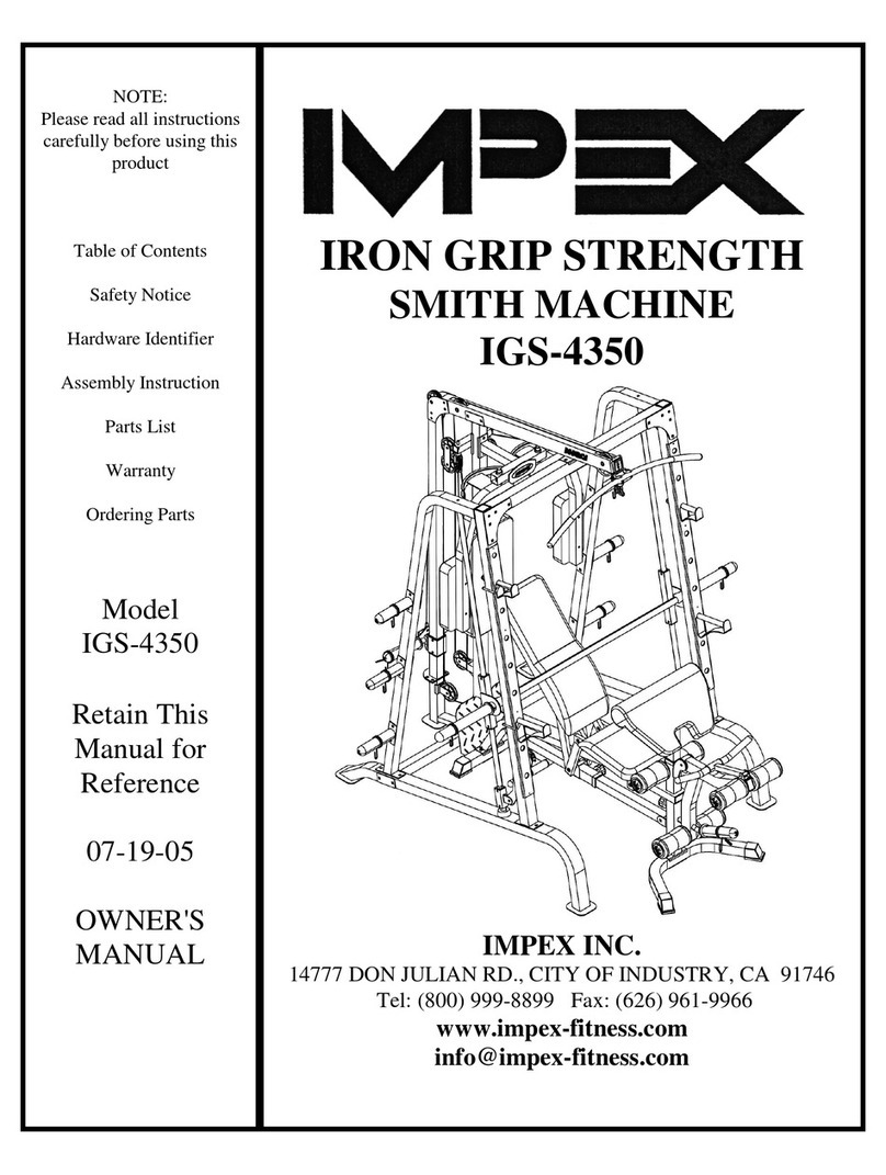 Impex Iron Grip Strength IGS-4350 User manual