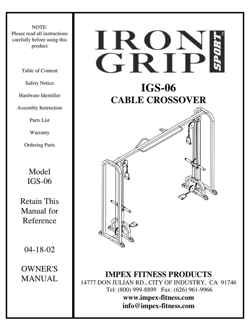 Impex Iron Grip Sport IGS-06 owner's manual