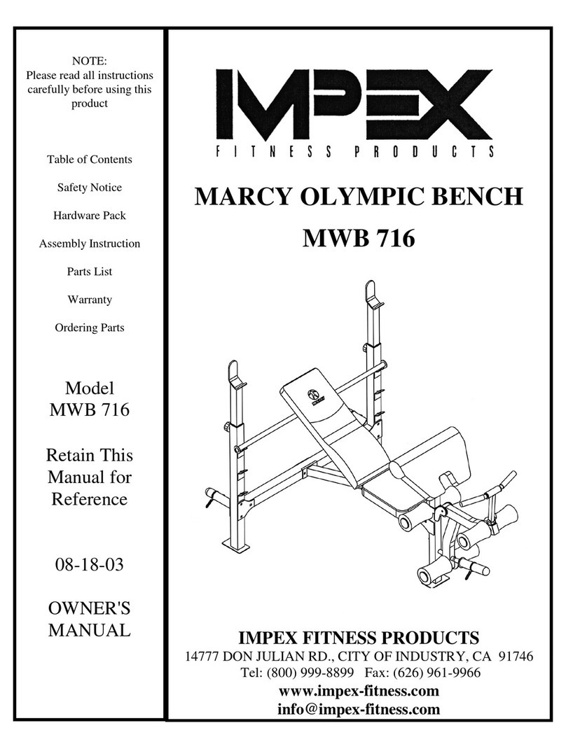 Impex MARCY MWB 716 User manual Impex MARCY MWB 716 User manual