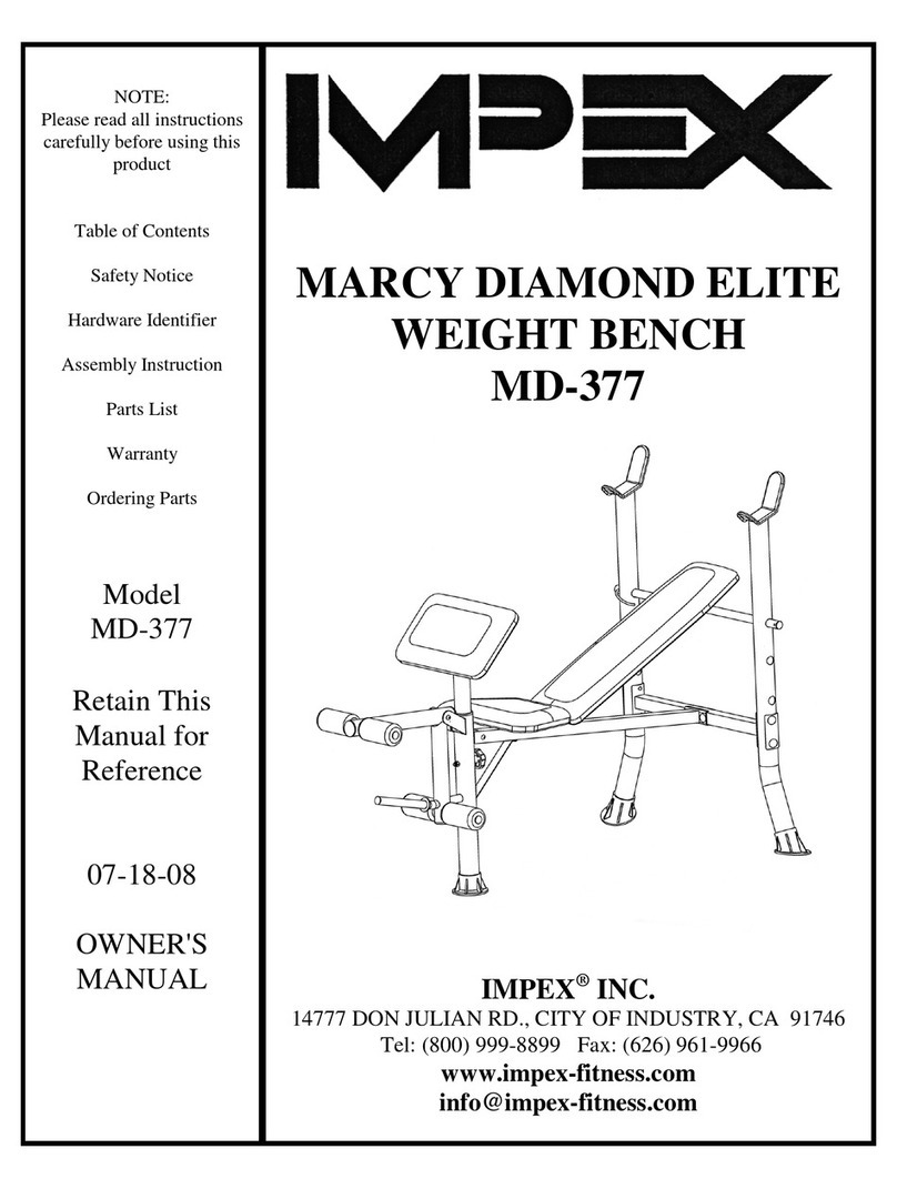Impex MARCY MD-377 User manual Impex MARCY MD-377 User manual
