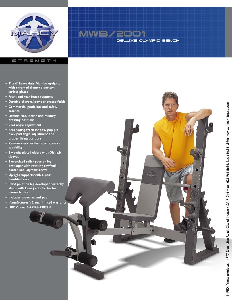 Marcy Marcy MWB/2001 brochure