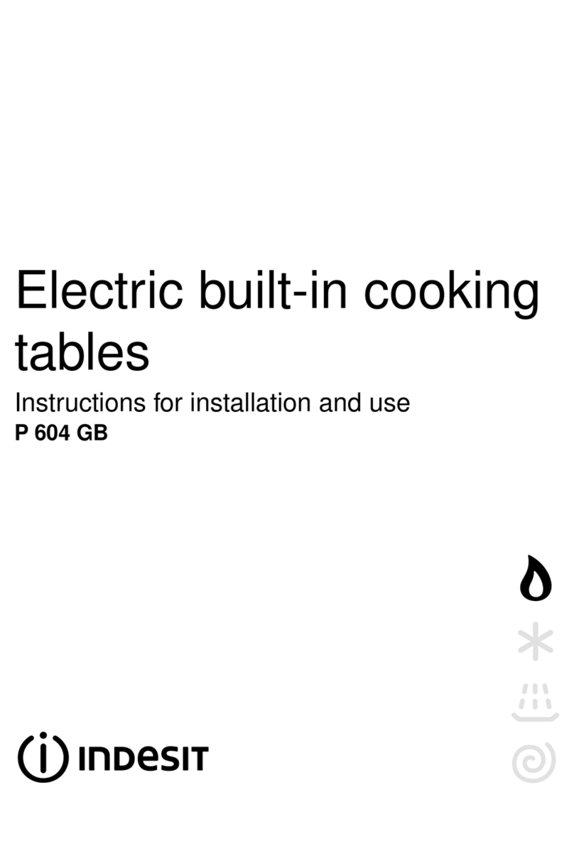 Indesit P 604 GB Instructions for installation and use