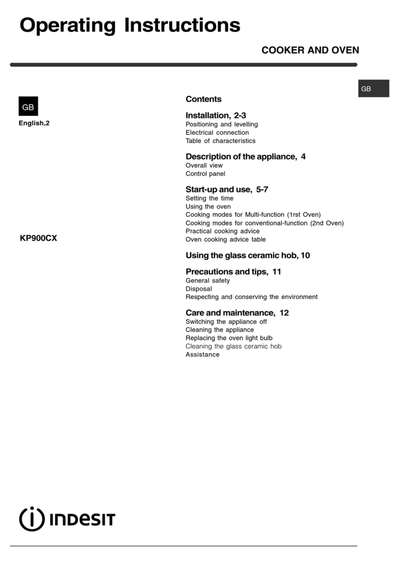 Indesit KP900CX User manual