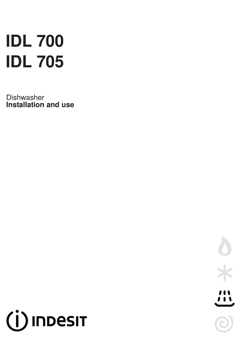 Indesit IDL 700 Installation and use
