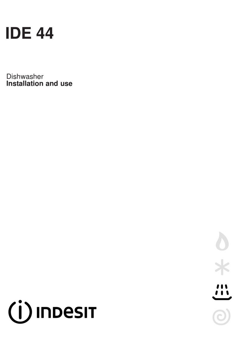 Indesit IDE 44 Installation and use