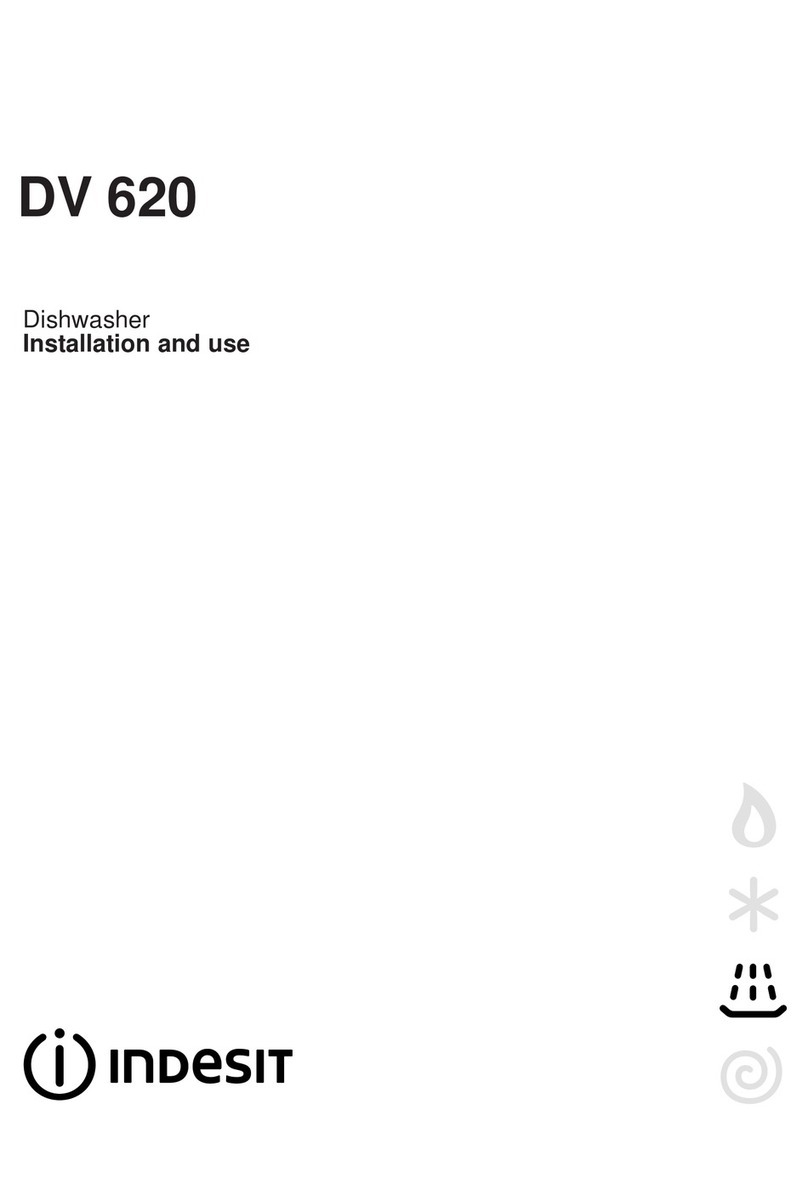 Indesit DV 620 Installation and use
