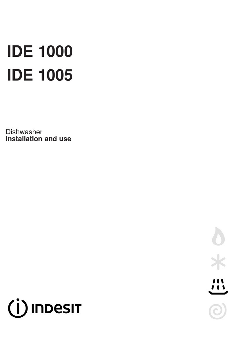 Indesit IDE 1000 Operating manual
