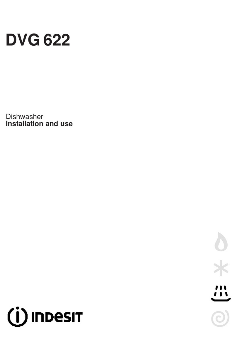 Indesit DVG 622 Installation and use