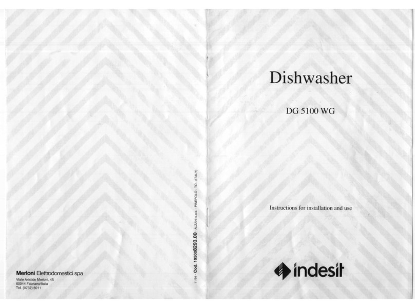 Indesit DG 5100 WG User manual