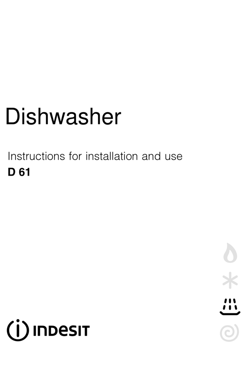 Indesit D 61 Instructions for installation and use