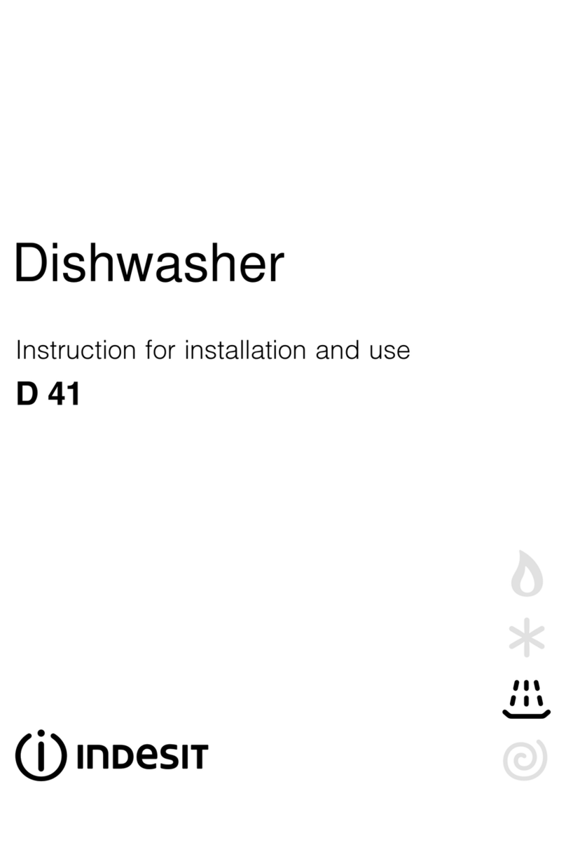 Indesit D41 Instructions for installation and use Indesit D41 Instructions for installation and use