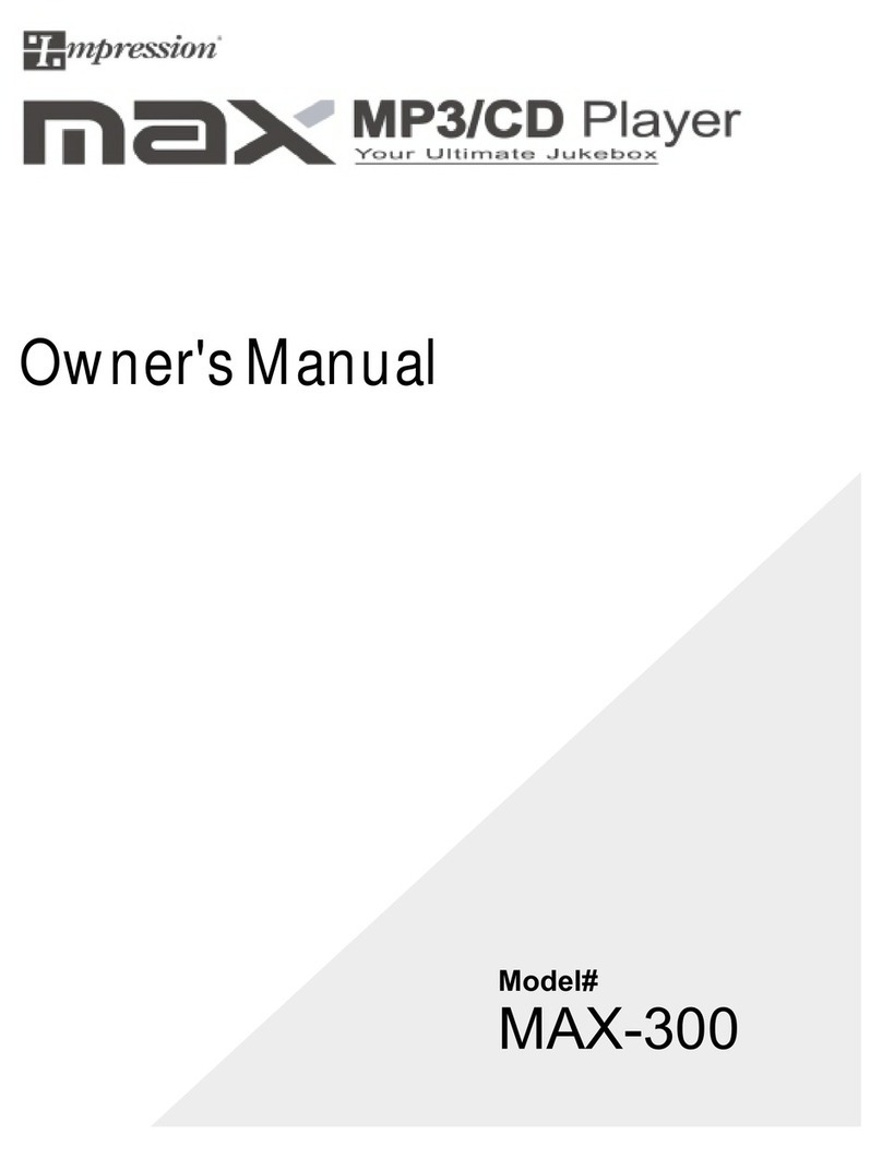 Impression Products MAX-300 owner's manual