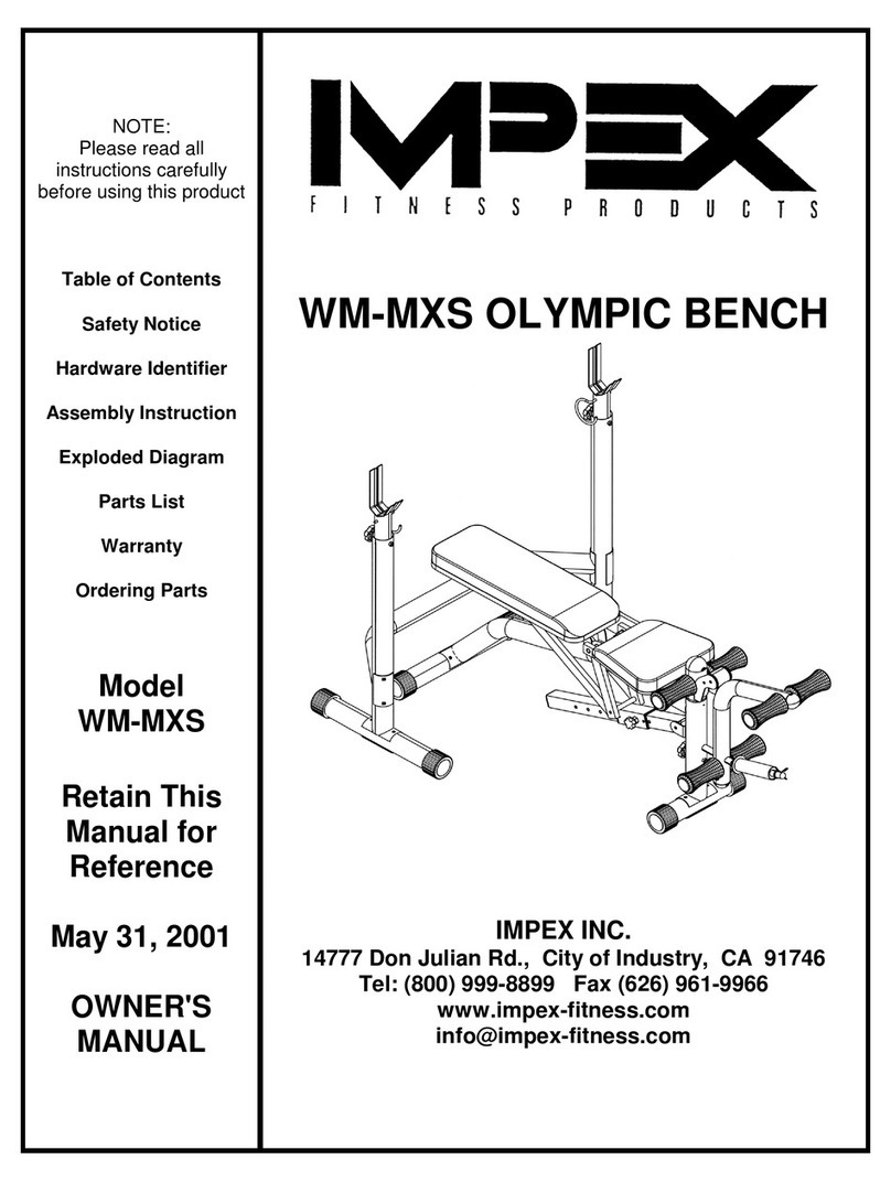 Impex WM-MXS User manual Impex WM-MXS User manual
