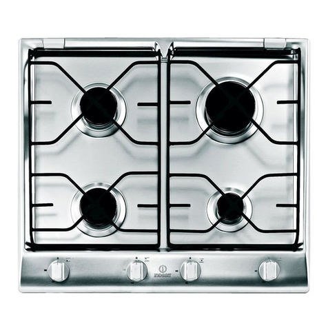 Indesit HOB IP 640 S UK operating instructions